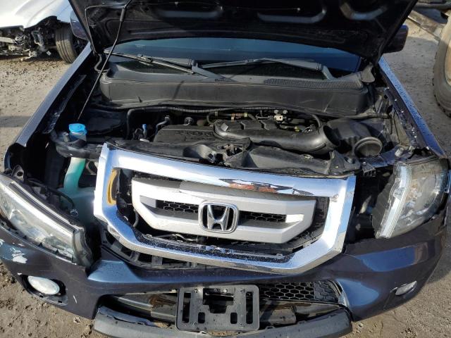 5FNYF4H71BB003200 - 2011 HONDA PILOT EXLN BLUE photo 11