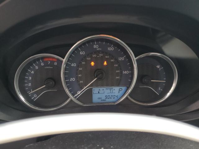 5YFBURHE0GP465458 - 2016 TOYOTA COROLLA L BLACK photo 9