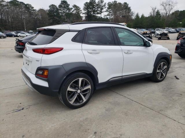 KM8K33A54JU078640 - 2018 HYUNDAI KONA LIMITED WHITE photo 3