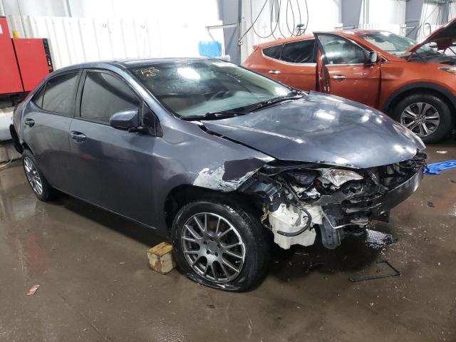 2T1BURHE4GC554238 - 2016 TOYOTA COROLLA L GRAY photo 4