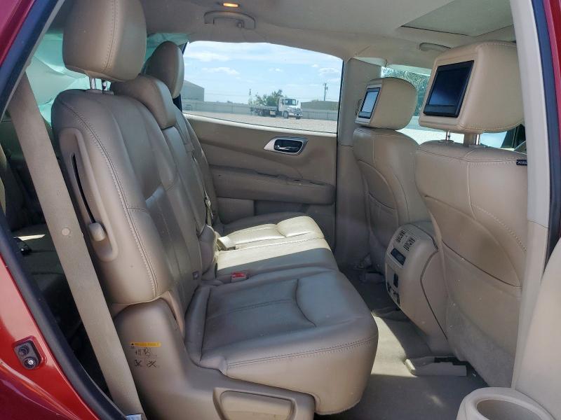 5N1AR2MN7FC698296 - 2015 NISSAN PATHFINDER S Rot Foto 11