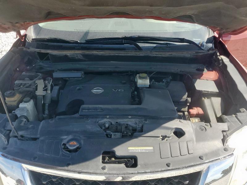 5N1AR2MN7FC698296 - 2015 NISSAN PATHFINDER S Rot Foto 12