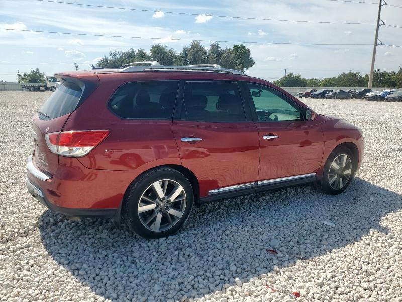 5N1AR2MN7FC698296 - 2015 NISSAN PATHFINDER S Rot Foto 3