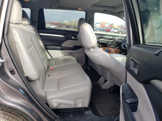 5TDJKRFH1GS251469 - 2016 TOYOTA HIGHLANDER XLE CHARCOAL photo 11