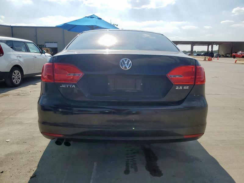3VWDX7AJ5CM309569 - 2012 VOLKSWAGEN JETTA SE BLACK photo 6