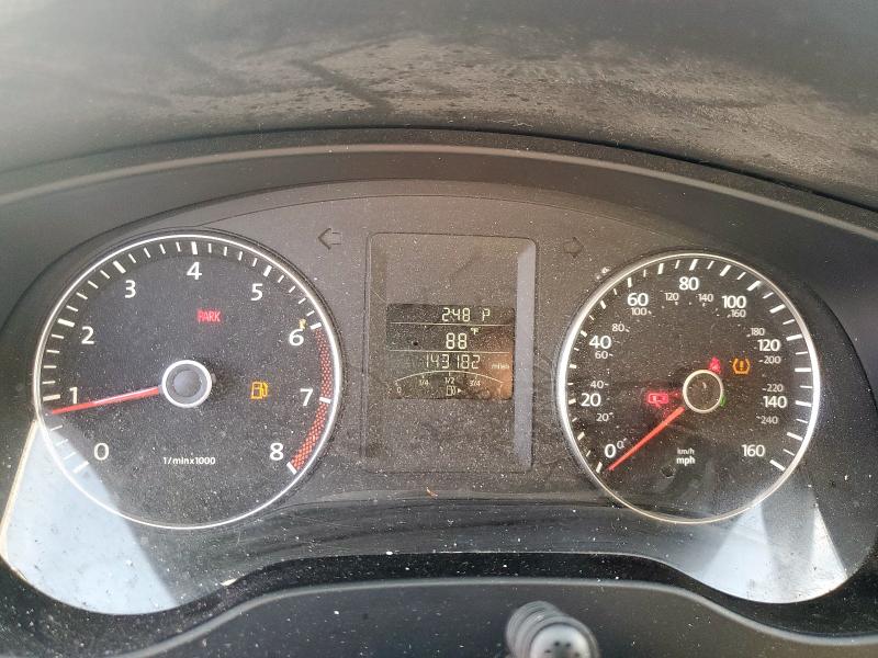 3VWDX7AJ5CM309569 - 2012 VOLKSWAGEN JETTA SE BLACK photo 9