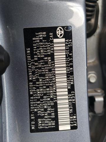 5YFEPMAE6NP289241 - 2022 TOYOTA COROLLA LE 蓝色 照片 13