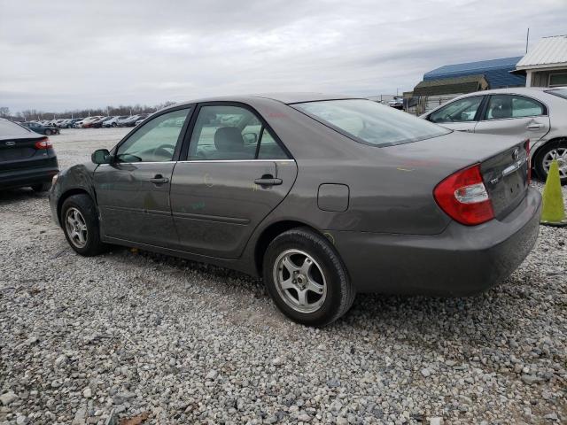 4T1BE32K62U639288 - 2002 TOYOTA CAMRY LE GRAY photo 2