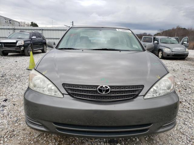 4T1BE32K62U639288 - 2002 TOYOTA CAMRY LE GRAY photo 5