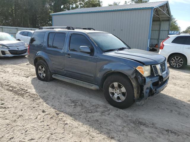 5N1AR18W35C772535 - 2005 NISSAN PATHFINDER LE BLUE photo 4
