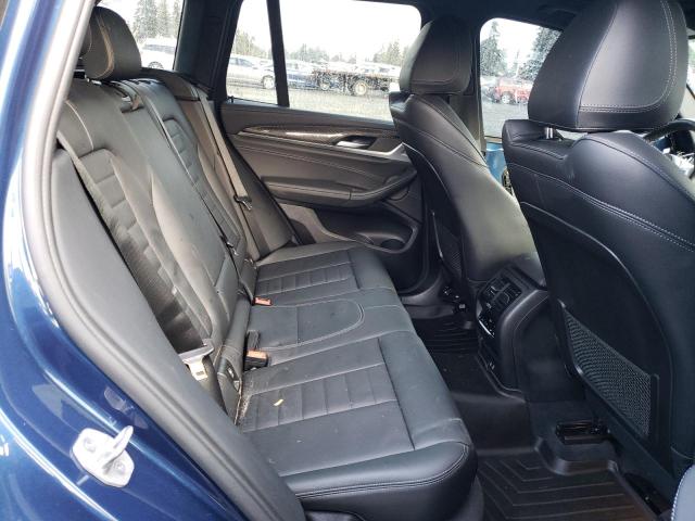 5UXTY9C09M9F05513 - 2021 BMW X3 XDRIVEM40I أزرق صورة 11