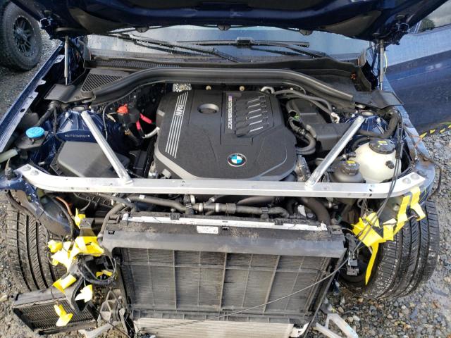 5UXTY9C09M9F05513 - 2021 BMW X3 XDRIVEM40I أزرق صورة 12
