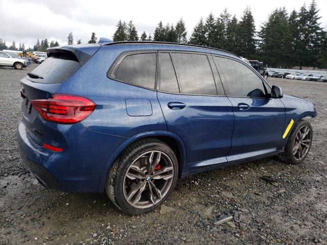 5UXTY9C09M9F05513 - 2021 BMW X3 XDRIVEM40I أزرق صورة 3