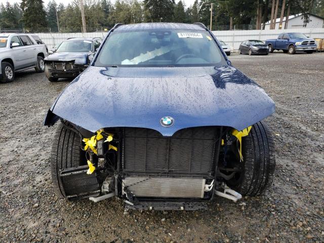 5UXTY9C09M9F05513 - 2021 BMW X3 XDRIVEM40I أزرق صورة 5