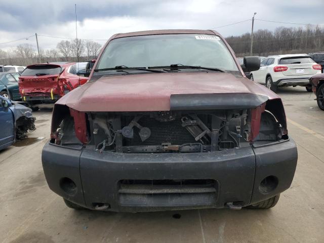 1N6BA07B57N212450 - 2007 NISSAN TITAN XE BURGUNDY photo 5