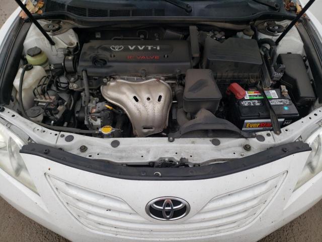 4T1BE46K77U621471 - 2007 TOYOTA CAMRY CE WHITE photo 11