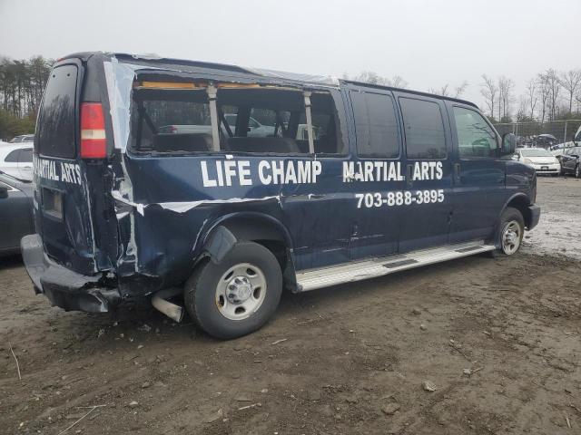 1GNHG39UX71147959 - 2007 CHEVROLET EXPRESS G3 BLUE photo 3