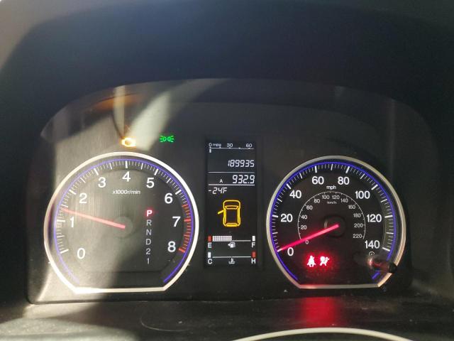 JHLRE48738C057470 - 2008 HONDA CR-V EXL BLACK photo 9