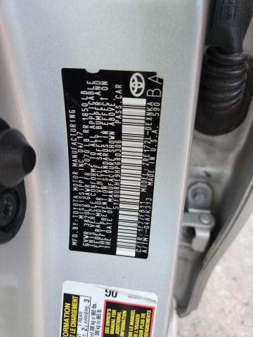 5YFBURHE9HP680306 - 2017 TOYOTA COROLLA L SILVER photo 12