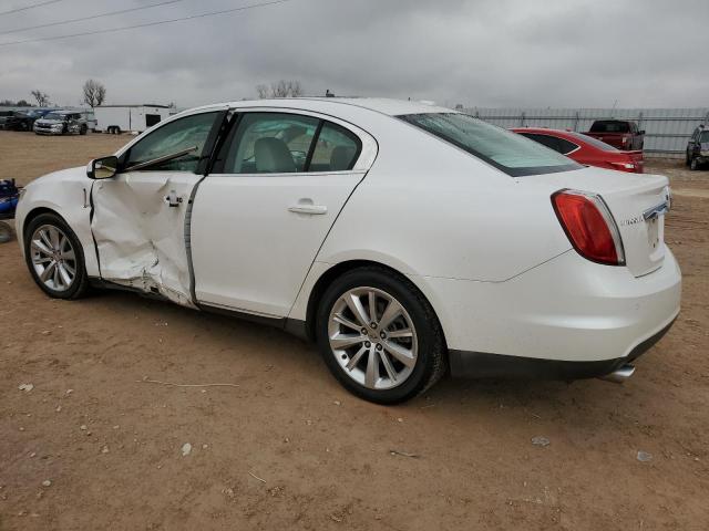 1LNHL9FT7BG611844 - 2011 LINCOLN MKS WHITE photo 2