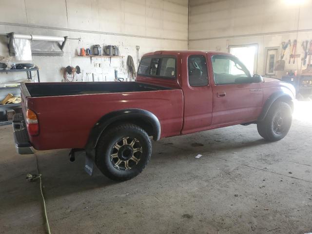 5TEWM72N14Z401966 - 2004 TOYOTA TACOMA XTRACAB Қызыл фото 3