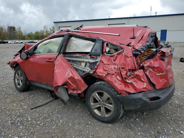 JTMRFREV9FD124123 - 2015 TOYOTA RAV4 XLE RED photo 2