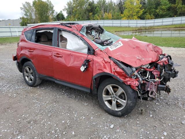 JTMRFREV9FD124123 - 2015 TOYOTA RAV4 XLE RED photo 4