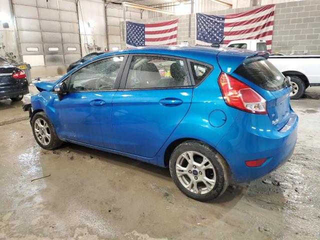 3FADP4EJ6FM216520 - 2015 FORD FIESTA SE BLUE photo 2