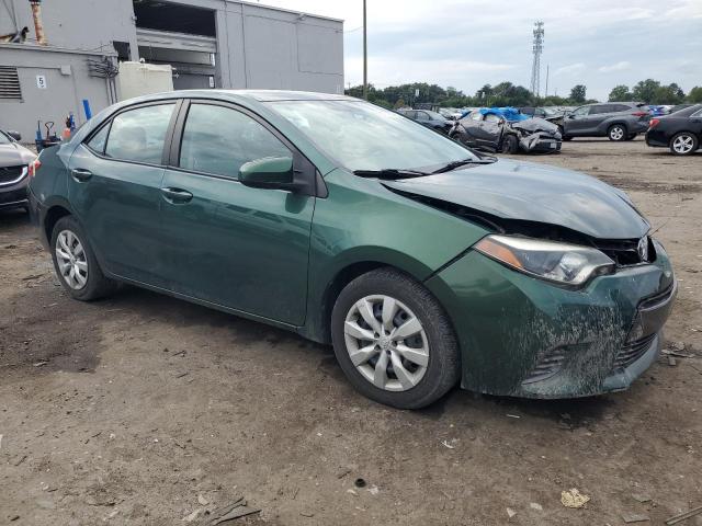 2T1BURHE5GC599981 - 2016 TOYOTA COROLLA L GREEN photo 4