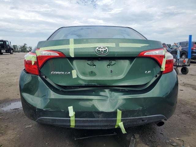 2T1BURHE5GC599981 - 2016 TOYOTA COROLLA L GREEN photo 6