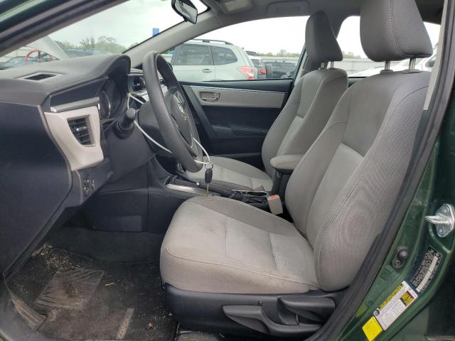 2T1BURHE5GC599981 - 2016 TOYOTA COROLLA L GREEN photo 7