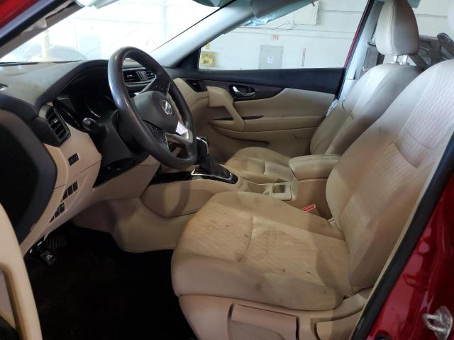 JN8AT2MT0HW393278 - 2017 NISSAN ROGUE S RED photo 7