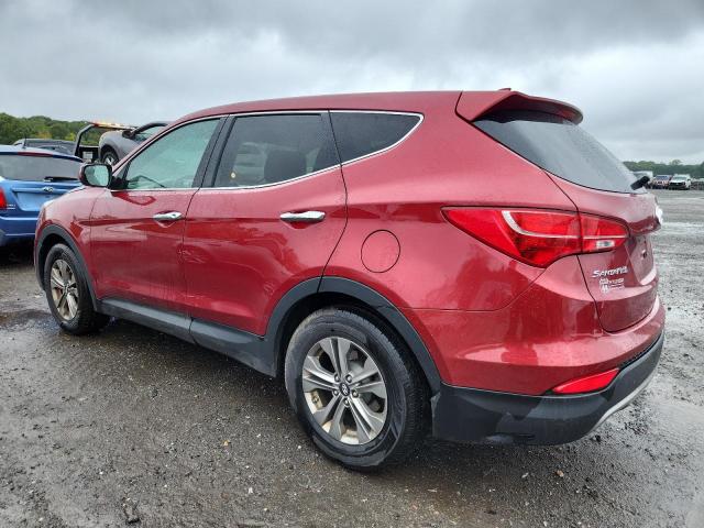 5XYZTDLB9FG273623 - 2015 HYUNDAI SANTA FE S RED photo 2