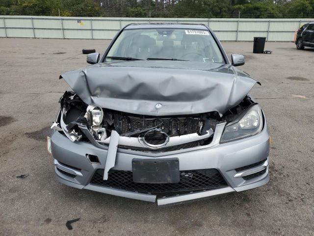 WDDGF8AB6DR288979 - 2013 MERCEDES-BENZ C 300 4MATIC GRAY photo 5