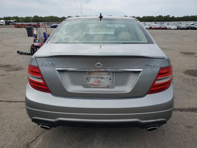 WDDGF8AB6DR288979 - 2013 MERCEDES-BENZ C 300 4MATIC GRAY photo 6
