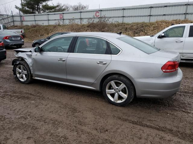 1VWBH7A31CC105536 - 2012 VOLKSWAGEN PASSAT SE SILVER photo 2