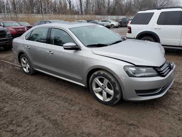 1VWBH7A31CC105536 - 2012 VOLKSWAGEN PASSAT SE SILVER photo 4