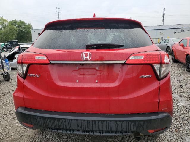 3CZRU6H54LM735316 - 2020 HONDA HR-V EX RED photo 6