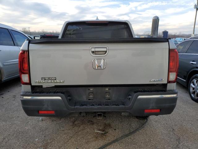 5FPYK3F61HB036486 - 2017 HONDA RIDGELINE RTL SILVER photo 6