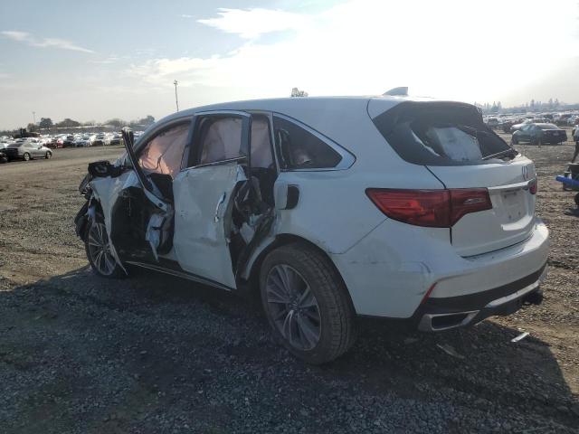 5FRYD4H74HB042148 - 2017 ACURA MDX TECHNOLOGY WHITE photo 2