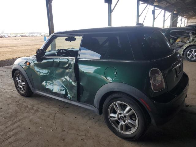 WMWSU3C5XCT542406 - 2012 MINI COOPER GREEN photo 2