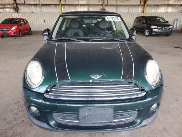 WMWSU3C5XCT542406 - 2012 MINI COOPER GREEN photo 5