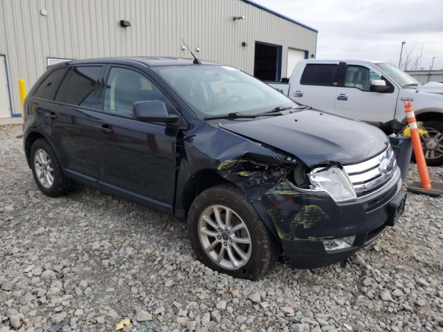 2FMDK4JC7ABB59797 - 2010 FORD EDGE SEL BLUE photo 4