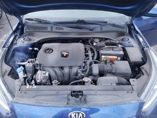 3KPF24AD3KE122049 - 2019 KIA FORTE FE BLUE photo 11