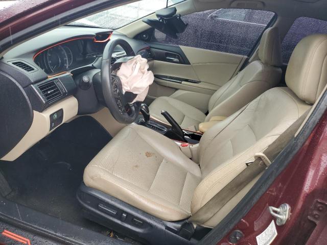 1HGCR2F80EA161057 - 2014 HONDA ACCORD EXL MAROON photo 7