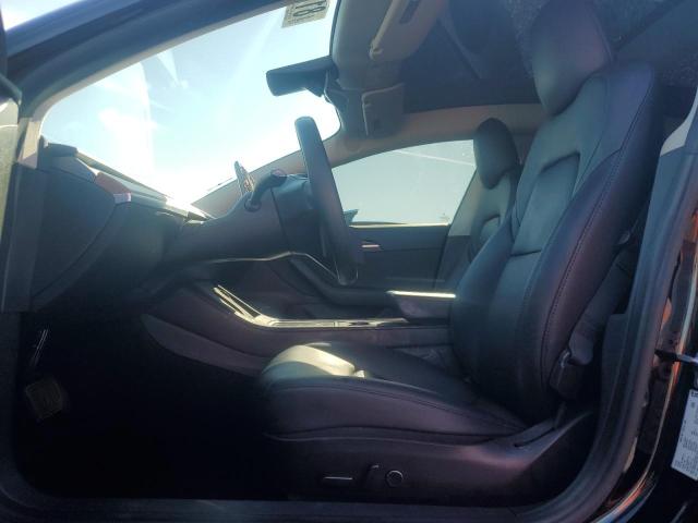 5YJ3E1EB1NF318247 - 2022 TESLA MODEL 3 Черный фото 7