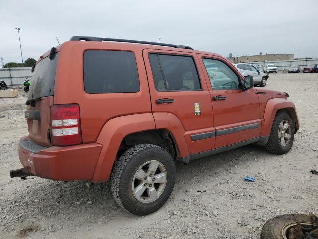 1J8GN28K69W519493 - 2009 JEEP LIBERTY SPORT ORANGE photo 3