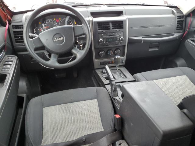 1J8GN28K69W519493 - 2009 JEEP LIBERTY SPORT ORANGE photo 8