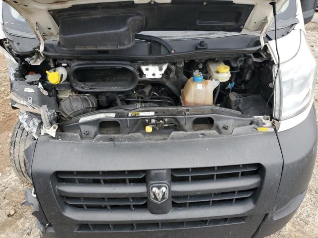 3C6TRVDG7GE114402 - 2016 RAM PROMASTER 2500 HIGH WHITE photo 11
