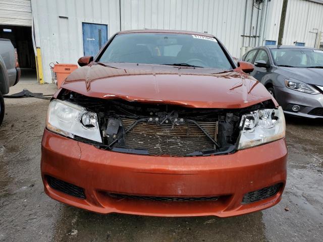 1C3CDZCB9CN178522 - 2012 DODGE AVENGER SXT ORANGE photo 5